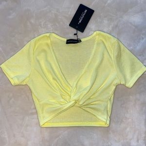 PrettyLittleThing cropped top